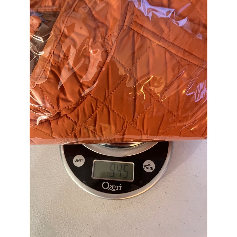 Relativity Quilted Vest Orange Full Zip‎ Lightweight Women's XL - Picture 6 of 7
